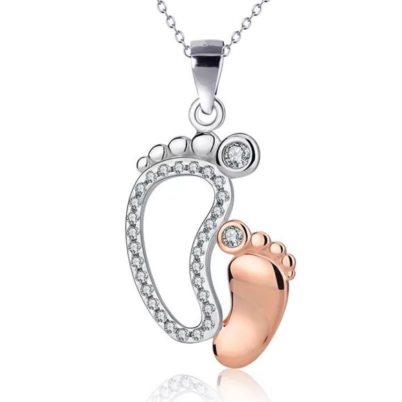 Beautiful Feet Necklace - Picture 2 of 7